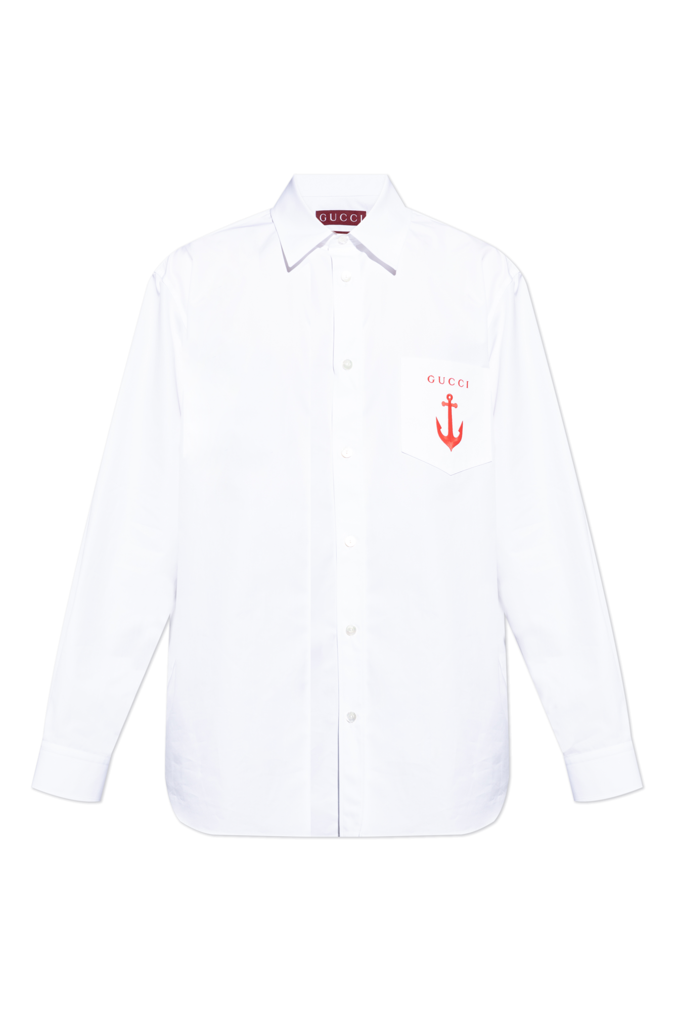 White Shirt with logo Gucci - Vitkac GB